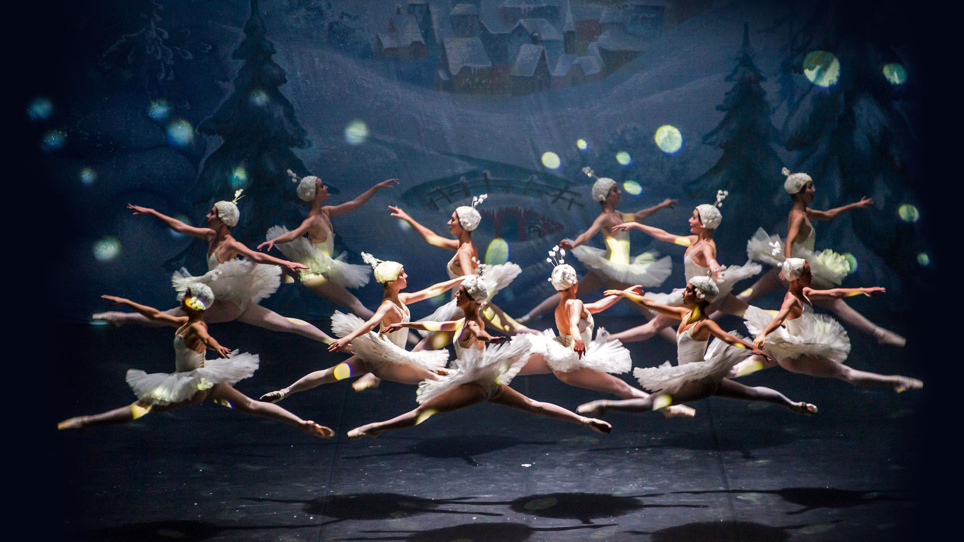 For the anniversary of the premiere of 'The Nutcracker,' a scene of the Moscow Ballet performing the popular dance