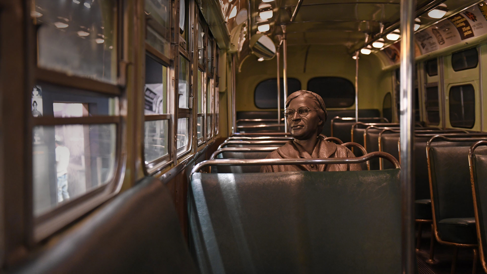 Sculpture at the National Civil Rights Museum in Memphis, Tennessee