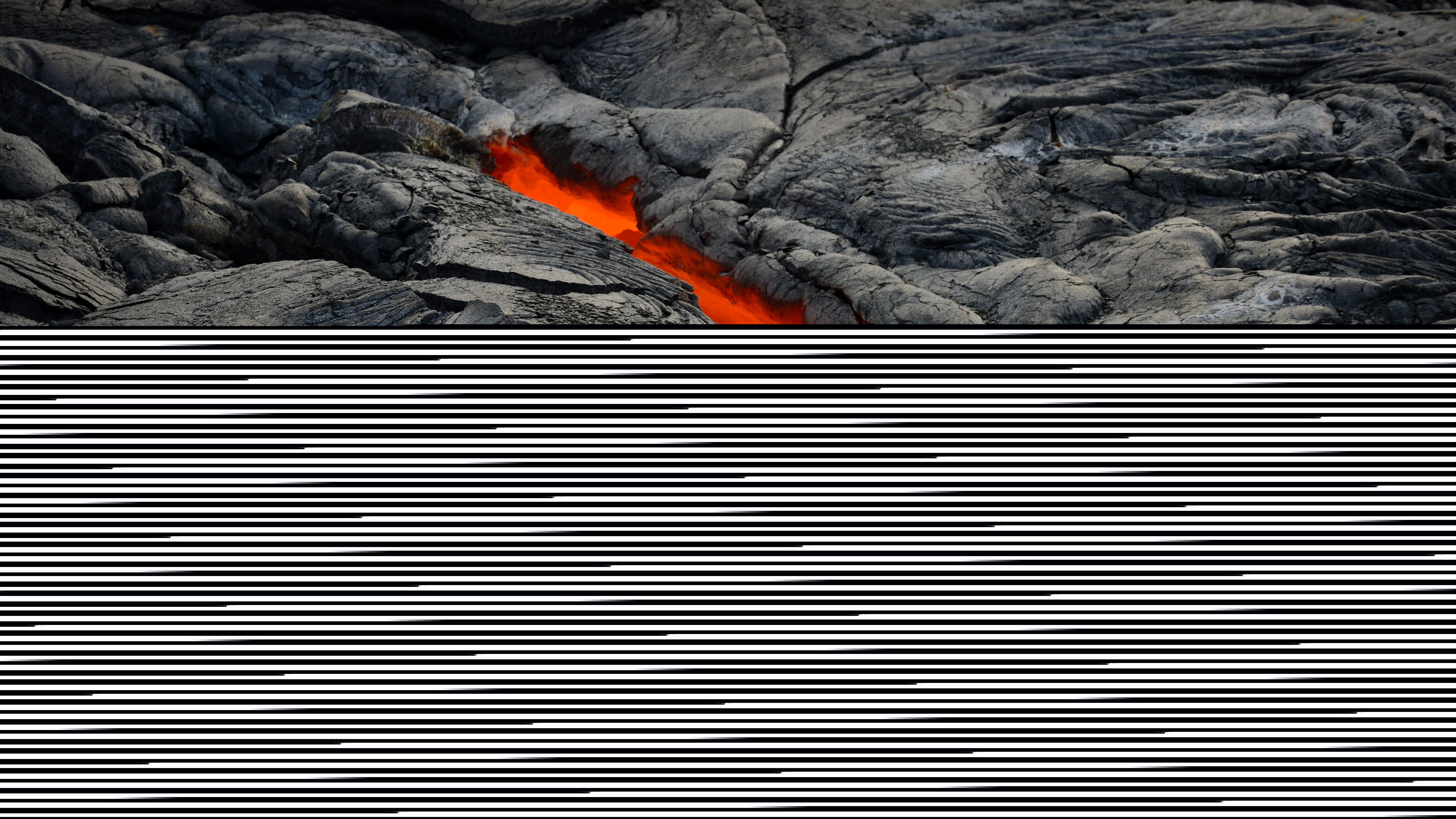 An active lava tube, Hawai'i Volcanoes National Park, Hawaii