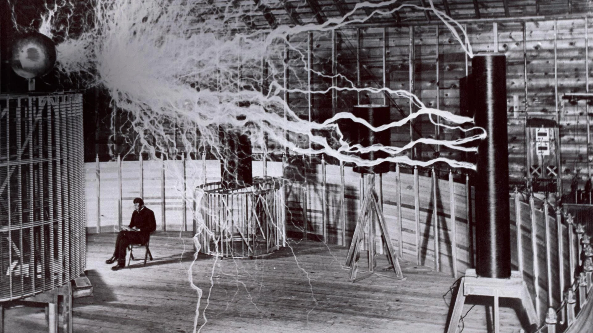 For Science Fiction Day, inventor Nikola Tesla and his magnifying transmitter