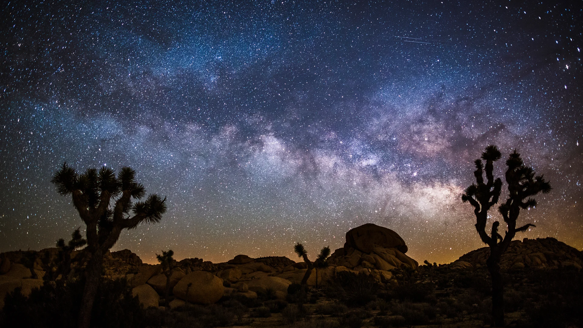 Milky Way over Joshua Tree National Park, California