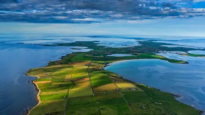 Sanday Island and the North Sea, Scotland