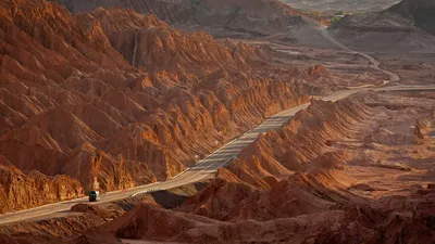 The Cordillera de la Sal in the Cordillera Domeyko Range of Chile