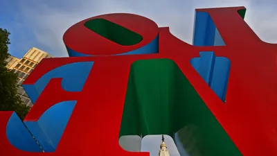 'LOVE' sculpture by Robert Indiana in Philadelphia's Love Park