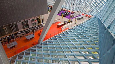 Interior of Seattle Public Library’s Central Library