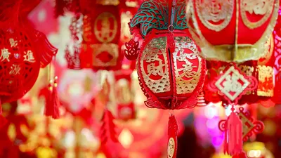 中国春节传统汉字“福”